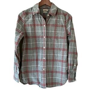 CLASSIC SUPER BRUSHED FLANNEL SHIRT IN JULIET PLAID Women size xs
